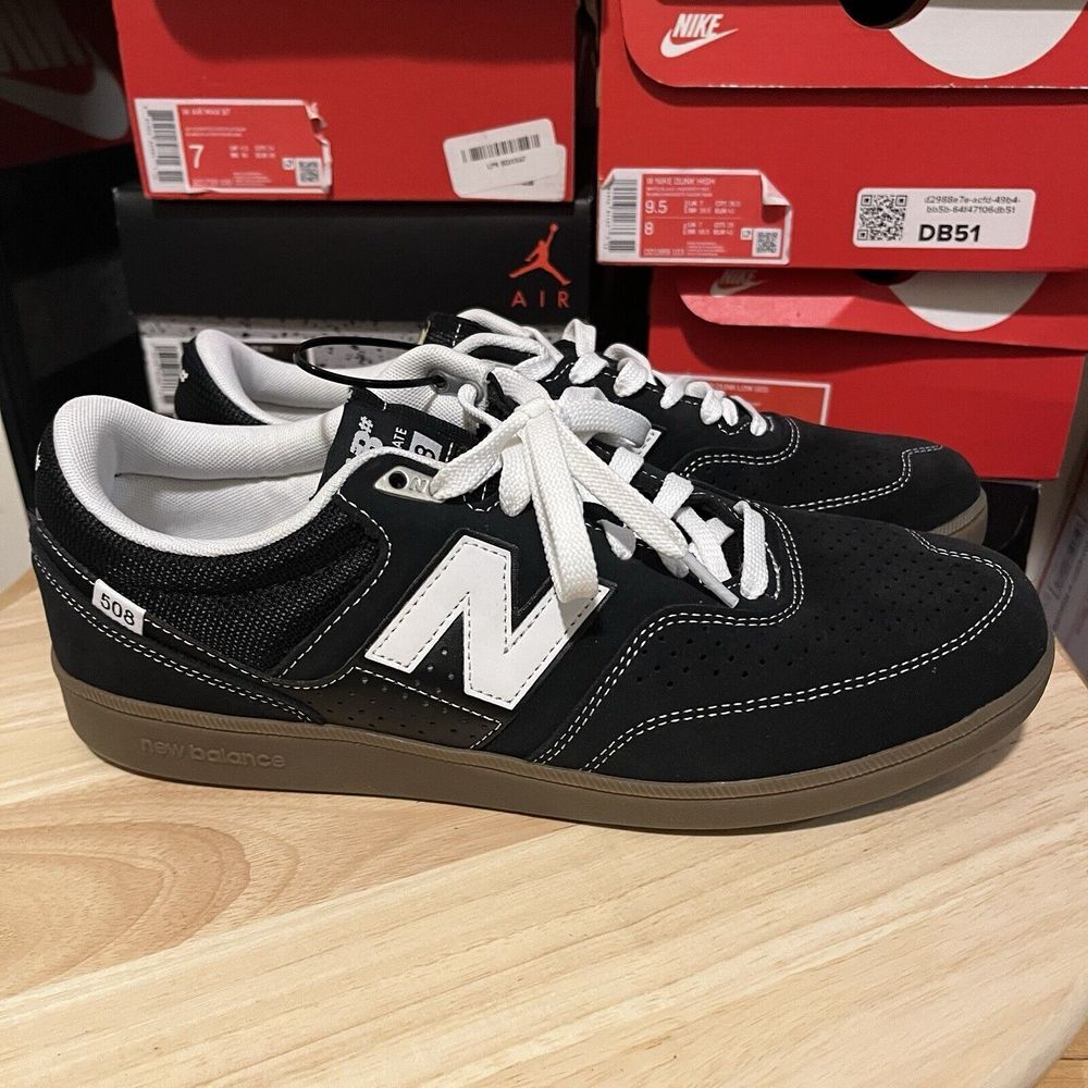 New Balance 508 Westgate Mens 9.5 Shoes Black White Casual Skate Sneakers